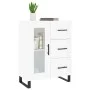 Hochglanzweißes Sperrholz-Sideboard 69,5 x 34 x 90 cm von vidaXL, Sideboards - Ref: Foro24-828070, Preis: 111,80 €, Rabatt: %