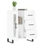 Hochglanzweißes Sperrholz-Sideboard 69,5 x 34 x 90 cm von vidaXL, Sideboards - Ref: Foro24-828070, Preis: 111,80 €, Rabatt: %