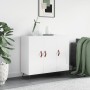 Sideboard aus Holzwerkstoff weiß glänzend 90x34x80 cm von vidaXL, Sideboards - Ref: Foro24-828078, Preis: 88,62 €, Rabatt: %