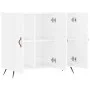 Engineered wood high gloss white sideboard 90x34x80 cm by vidaXL, Sideboards - Ref: Foro24-828078, Price: 87,54 €, Discount: %