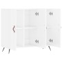 Sideboard aus Holzwerkstoff weiß glänzend 90x34x80 cm von vidaXL, Sideboards - Ref: Foro24-828078, Preis: 88,62 €, Rabatt: %