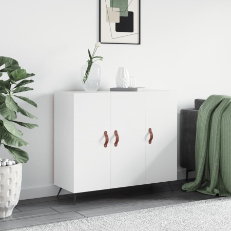 Weißes Sideboard aus Holzwerkstoff, 90 x 34 x 80 cm von vidaXL, Sideboards - Ref: Foro24-828076, Preis: 86,33 €, Rabatt: %