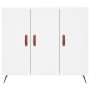 White engineered wood sideboard 90x34x80 cm by vidaXL, Sideboards - Ref: Foro24-828076, Price: 86,03 €, Discount: %