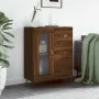 Engineered wood brown oak sideboard 69.5x34x90 cm by vidaXL, Sideboards - Ref: Foro24-828019, Price: 68,35 €, Discount: %