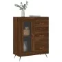 Engineered wood brown oak sideboard 69.5x34x90 cm by vidaXL, Sideboards - Ref: Foro24-828019, Price: 68,35 €, Discount: %