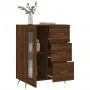 Engineered wood brown oak sideboard 69.5x34x90 cm by vidaXL, Sideboards - Ref: Foro24-828019, Price: 68,35 €, Discount: %