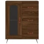 Engineered wood brown oak sideboard 69.5x34x90 cm by vidaXL, Sideboards - Ref: Foro24-828019, Price: 68,35 €, Discount: %