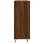 Engineered wood brown oak sideboard 69.5x34x90 cm by vidaXL, Sideboards - Ref: Foro24-828019, Price: 68,35 €, Discount: %