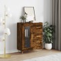 Sideboard aus Holzwerkstoff Räuchereiche 69,5x34x90 cm von vidaXL, Sideboards - Ref: Foro24-828033, Preis: 69,39 €, Rabatt: %