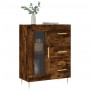 Sideboard aus Holzwerkstoff Räuchereiche 69,5x34x90 cm von vidaXL, Sideboards - Ref: Foro24-828033, Preis: 69,39 €, Rabatt: %