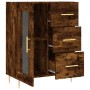 Sideboard aus Holzwerkstoff Räuchereiche 69,5x34x90 cm von vidaXL, Sideboards - Ref: Foro24-828033, Preis: 69,39 €, Rabatt: %