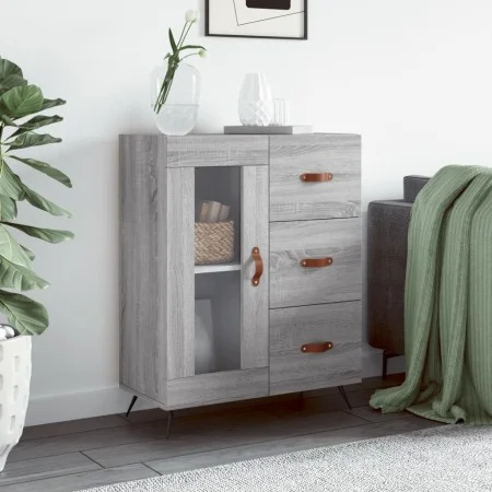 Sonoma gray engineered wood sideboard 69.5x34x90 cm by vidaXL, Sideboards - Ref: Foro24-828018, Price: 70,81 €, Discount: %