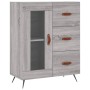 Aparador de madera de ingeniería gris Sonoma 69,5x34x90 cm de vidaXL, Aparadores - Ref: Foro24-828018, Precio: 71,43 €, Descu...