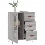 Sonoma gray engineered wood sideboard 69.5x34x90 cm by vidaXL, Sideboards - Ref: Foro24-828018, Price: 70,81 €, Discount: %