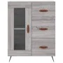 Sonoma gray engineered wood sideboard 69.5x34x90 cm by vidaXL, Sideboards - Ref: Foro24-828018, Price: 70,81 €, Discount: %