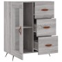 Aparador de madera de ingeniería gris Sonoma 69,5x34x90 cm de vidaXL, Aparadores - Ref: Foro24-828018, Precio: 71,43 €, Descu...