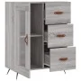 Sonoma gray engineered wood sideboard 69.5x34x90 cm by vidaXL, Sideboards - Ref: Foro24-828018, Price: 70,81 €, Discount: %