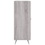 Aparador de madera de ingeniería gris Sonoma 69,5x34x90 cm de vidaXL, Aparadores - Ref: Foro24-828018, Precio: 71,43 €, Descu...
