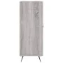 Sonoma gray engineered wood sideboard 69.5x34x90 cm by vidaXL, Sideboards - Ref: Foro24-828018, Price: 70,81 €, Discount: %