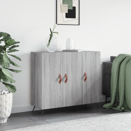 Sonoma graues Sideboard aus Holzwerkstoff, 90 x 34 x 80 cm von vidaXL, Sideboards - Ref: Foro24-828082, Preis: 82,04 €, Rabat...