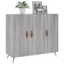 Aparador de madera de ingeniería gris Sonoma 90x34x80 cm de vidaXL, Aparadores - Ref: Foro24-828082, Precio: 81,06 €, Descuen...