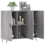 Sonoma graues Sideboard aus Holzwerkstoff, 90 x 34 x 80 cm von vidaXL, Sideboards - Ref: Foro24-828082, Preis: 82,04 €, Rabat...