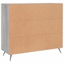 Sonoma graues Sideboard aus Holzwerkstoff, 90 x 34 x 80 cm von vidaXL, Sideboards - Ref: Foro24-828082, Preis: 82,04 €, Rabat...