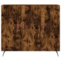 Smoked oak engineered wood sideboard 90x34x80 cm by vidaXL, Sideboards - Ref: Foro24-828081, Price: 83,48 €, Discount: %