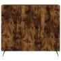Smoked oak engineered wood sideboard 90x34x80 cm by vidaXL, Sideboards - Ref: Foro24-828081, Price: 82,52 €, Discount: %
