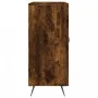 Smoked oak engineered wood sideboard 90x34x80 cm by vidaXL, Sideboards - Ref: Foro24-828081, Price: 82,52 €, Discount: %