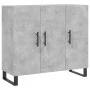Engineered wood sideboard in concrete grey, 90x34x80 cm. by vidaXL, Sideboards - Ref: Foro24-828136, Price: 95,92 €, Discount: %