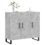 Engineered wood sideboard in concrete grey, 90x34x80 cm. by vidaXL, Sideboards - Ref: Foro24-828136, Price: 95,92 €, Discount: %