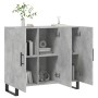 Aparador de madera de ingeniería gris hormigón 90x34x80 cm de vidaXL, Aparadores - Ref: Foro24-828136, Precio: 97,36 €, Descu...