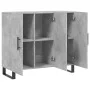 Engineered wood sideboard in concrete grey, 90x34x80 cm. by vidaXL, Sideboards - Ref: Foro24-828136, Price: 95,92 €, Discount: %