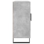 Aparador de madera de ingeniería gris hormigón 90x34x80 cm de vidaXL, Aparadores - Ref: Foro24-828136, Precio: 97,36 €, Descu...