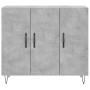 Betongraues Sideboard aus Holzwerkstoff, 90 x 34 x 80 cm von vidaXL, Sideboards - Ref: Foro24-828104, Preis: 82,29 €, Rabatt: %