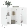 Aparador de madera de ingeniería blanco 90x34x80 cm de vidaXL, Aparadores - Ref: Foro24-828100, Precio: 94,34 €, Descuento: %