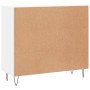Weißes Sideboard aus Holzwerkstoff, 90 x 34 x 80 cm von vidaXL, Sideboards - Ref: Foro24-828100, Preis: 95,82 €, Rabatt: %
