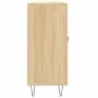 Sideboard aus Sonoma-Eichenholzwerkstoff, 90 x 34 x 80 cm von vidaXL, Sideboards - Ref: Foro24-828103, Preis: 81,64 €, Rabatt: %