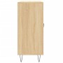 Sonoma Oak Engineered Wood Sideboard 90x34x80 cm by vidaXL, Sideboards - Ref: Foro24-828103, Price: 82,53 €, Discount: %