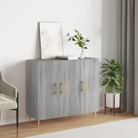 Sonoma graues Sideboard aus Holzwerkstoff, 90 x 34 x 80 cm von vidaXL, Sideboards - Ref: Foro24-828098, Preis: 78,27 €, Rabat...