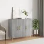 Sonoma gray engineered wood sideboard 90x34x80 cm by vidaXL, Sideboards - Ref: Foro24-828098, Price: 78,27 €, Discount: %
