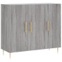Sonoma gray engineered wood sideboard 90x34x80 cm by vidaXL, Sideboards - Ref: Foro24-828098, Price: 79,39 €, Discount: %