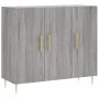 Sonoma gray engineered wood sideboard 90x34x80 cm by vidaXL, Sideboards - Ref: Foro24-828098, Price: 78,27 €, Discount: %