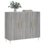 Sonoma gray engineered wood sideboard 90x34x80 cm by vidaXL, Sideboards - Ref: Foro24-828098, Price: 79,39 €, Discount: %