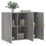 Sonoma gray engineered wood sideboard 90x34x80 cm by vidaXL, Sideboards - Ref: Foro24-828098, Price: 79,39 €, Discount: %
