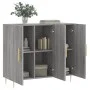 Sonoma gray engineered wood sideboard 90x34x80 cm by vidaXL, Sideboards - Ref: Foro24-828098, Price: 78,27 €, Discount: %