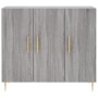 Sonoma gray engineered wood sideboard 90x34x80 cm by vidaXL, Sideboards - Ref: Foro24-828098, Price: 79,39 €, Discount: %