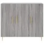 Sonoma gray engineered wood sideboard 90x34x80 cm by vidaXL, Sideboards - Ref: Foro24-828098, Price: 78,27 €, Discount: %