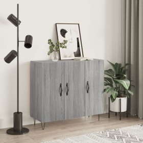 Sonoma graues Sideboard aus Holzwerkstoff, 90 x 34 x 80 cm von vidaXL, Sideboards - Ref: Foro24-828106, Preis: 88,33 €, Rabat...